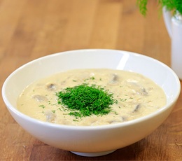 Kremalı Mantarlı Tavuklu Çorba