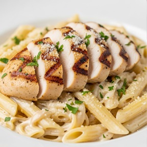 Kremalı Tavuklu Makarna