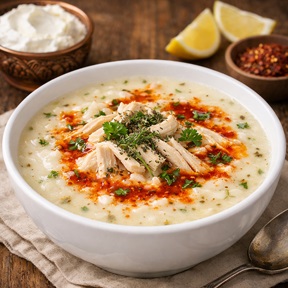 Labneli Tavuk Çorbası
